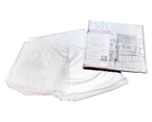 Adhäsionsverschlussbeutel PP transparent klar 165 x 220mm C5, 100 Stk.